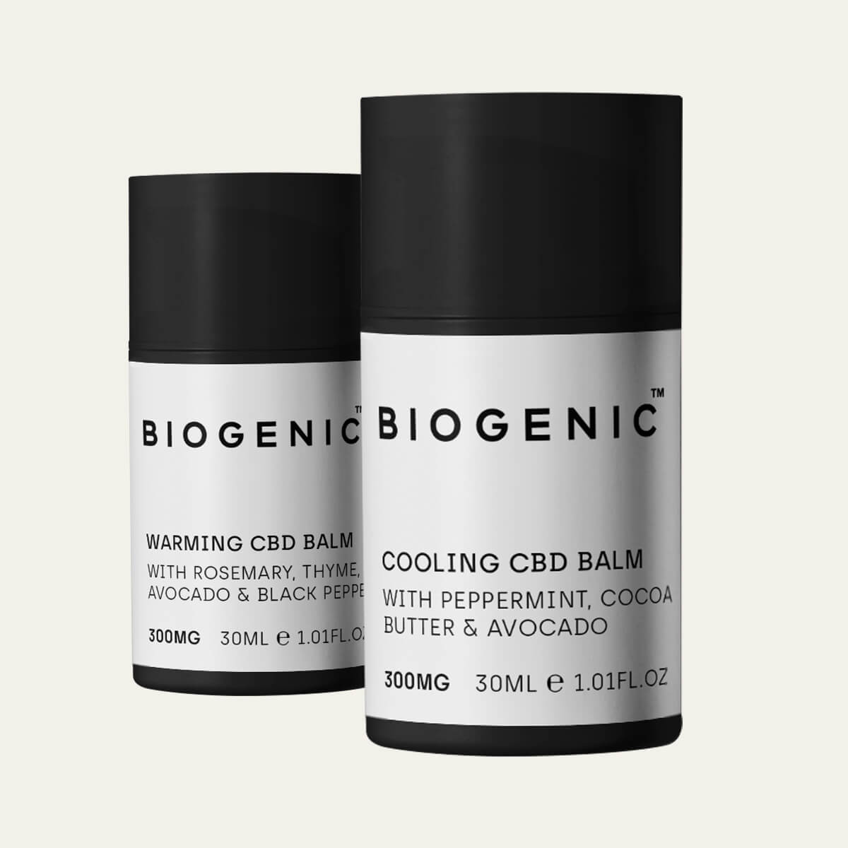 Warming and Cooling Balms 300mg CBD 30ml