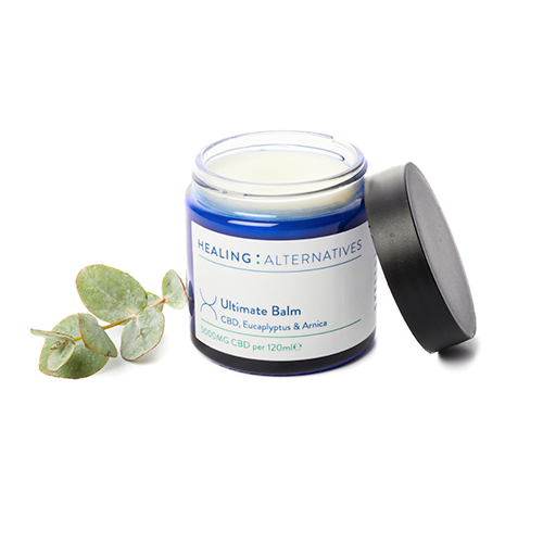 H:A Ultimate Balm with 5000 mg of CBD, Eucalyptus and Arnica for pain relief 