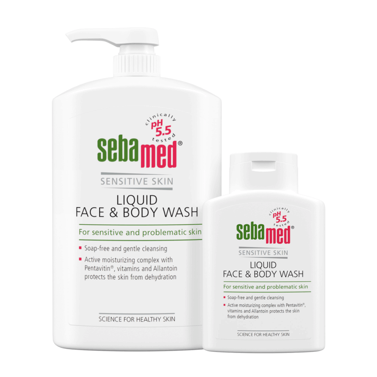 Liquid face and body wash