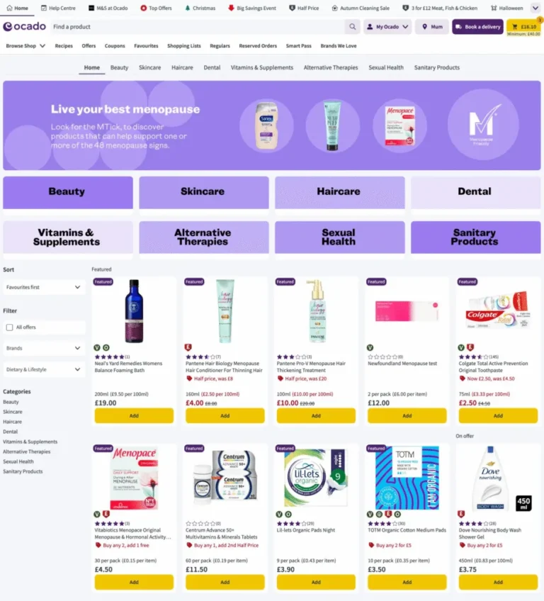 Ocado Retail launches largest range of MTick-certified products in partnership with GenM