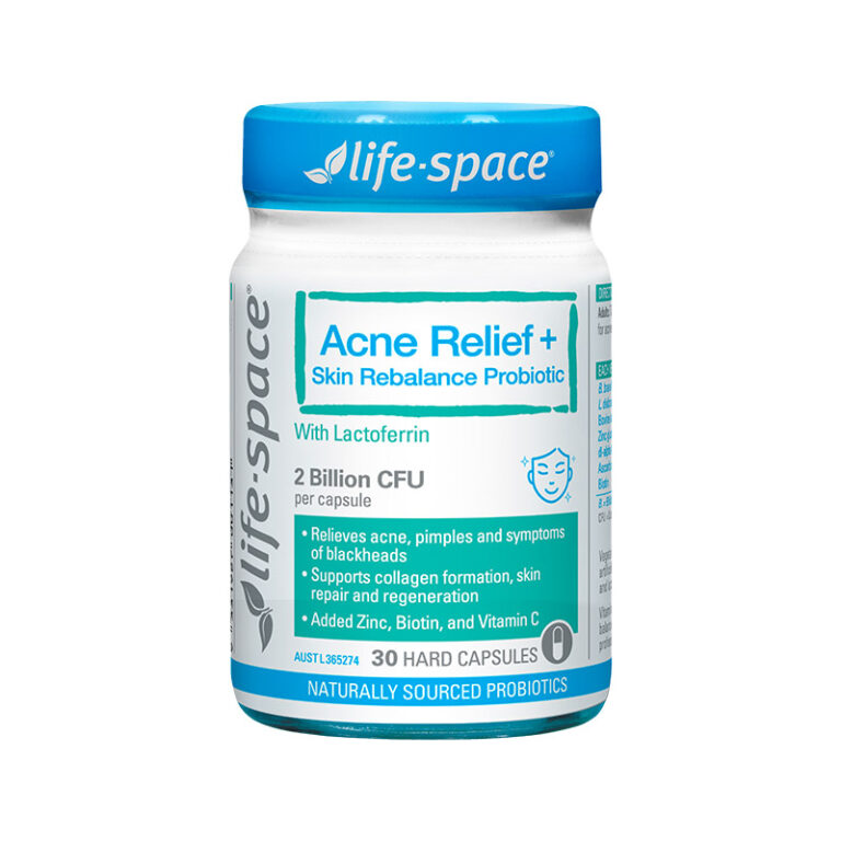 Life-Space Acne Relief + Skin Rebalance Probiotic