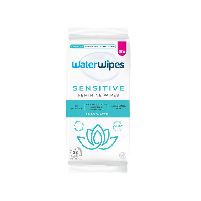 WaterWipes Feminine Care Sensitive Wipes 28 Wipes