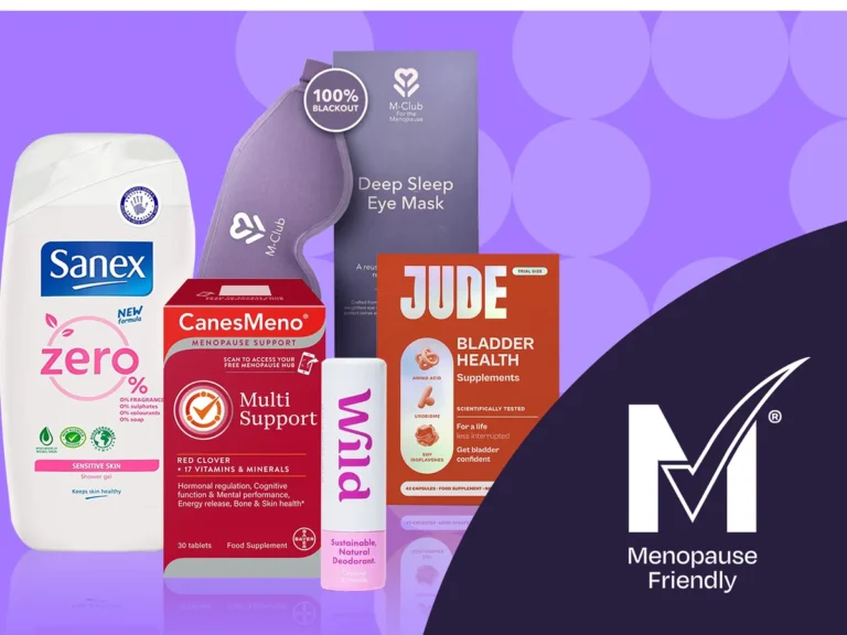Pharmacy2U menopause-friendly products with the MTick certification